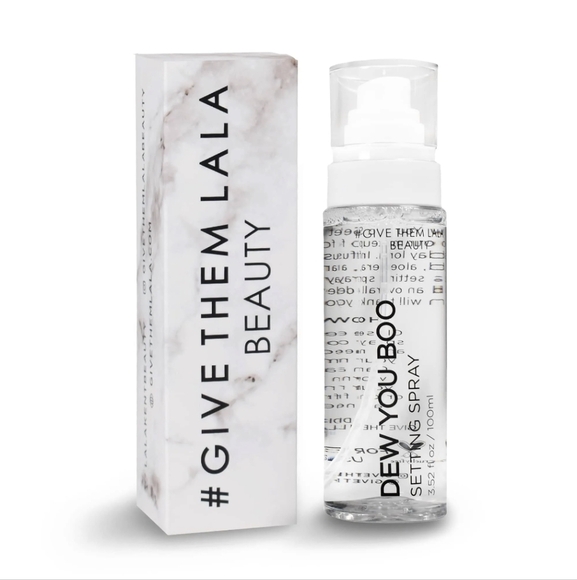 LaLa beauty Dew You Boo Setting Spray Full size 3.52 Fl oz/ 100ml NIB - Picture 1 of 13